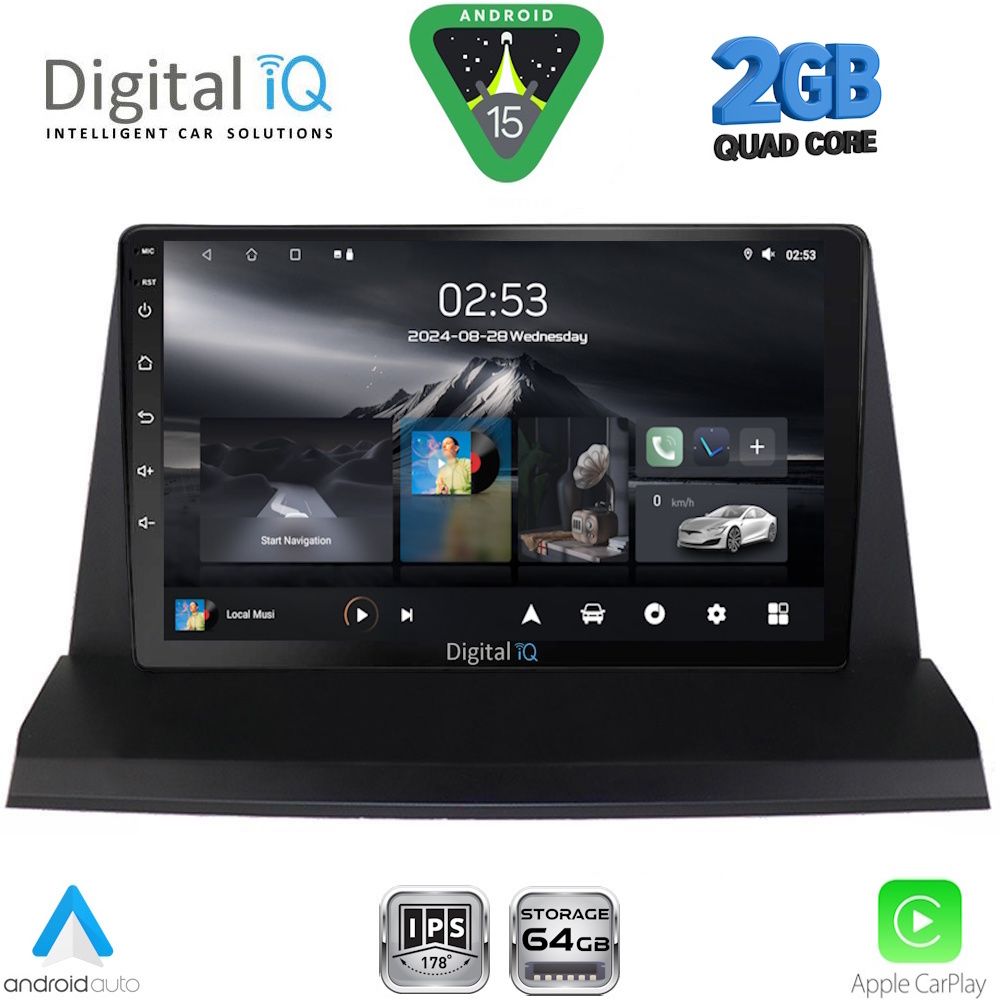 Βλησαρούλης Car Center - DIGITAL IQ RSD 1350_CPA (9inc) MULTIMEDIA TABLET for LEXUS NX 200 mod. 2014-2022