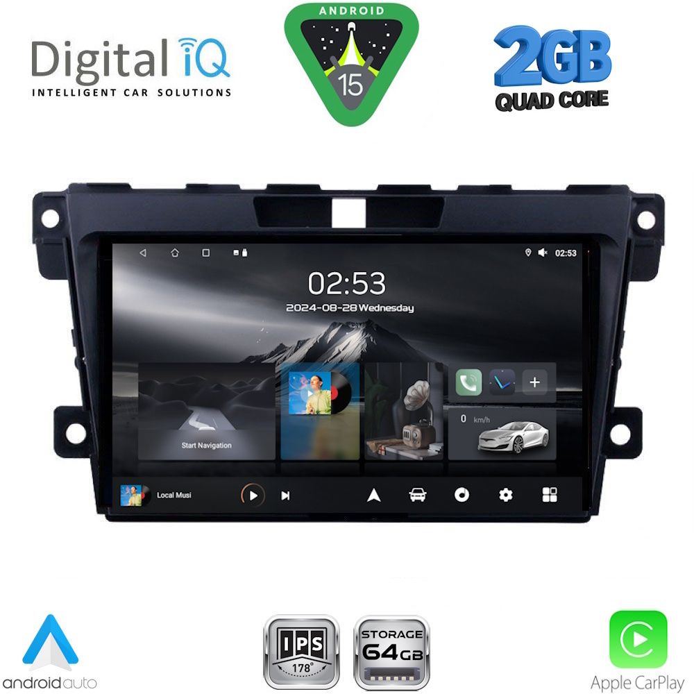 Βλησαρούλης Car Center - DIGITAL IQ RSD 1389_CPA (9inc) MULTIMEDIA TABLET for MAZDA CX7  mod. 2006-2012
