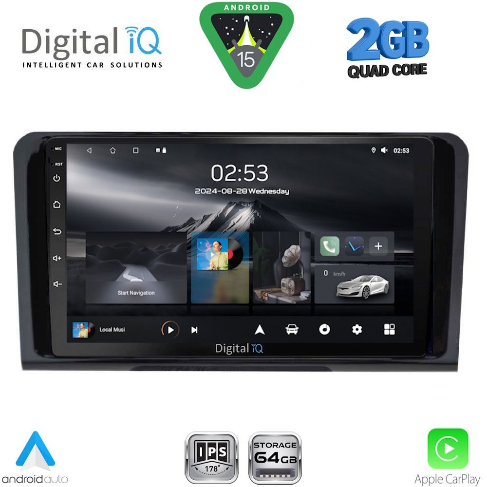 Βλησαρούλης Car Center - DIGITAL IQ RSD 1414_CPA (9inc) MULTIMEDIA TABLET for MERCEDES ML (W164) – GL (X164) mod. 2005-2011