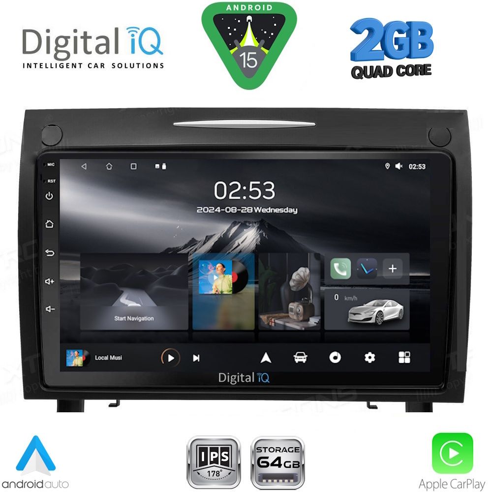 Βλησαρούλης Car Center - DIGITAL IQ RSD 1419_CPA (9inc) MULTIMEDIA TABLET for MERCEDES SLK R171 mod. 2004-2010