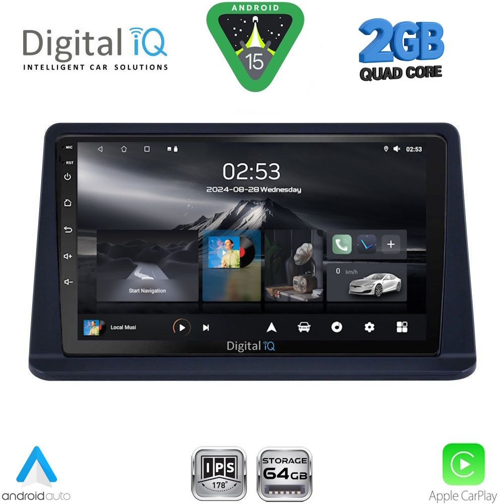 Βλησαρούλης Car Center - DIGITAL IQ RSD 1445_CPA (9inc) MULTIMEDIA TABLET for MITSUBISHI PAJERO mod. 1999-2006