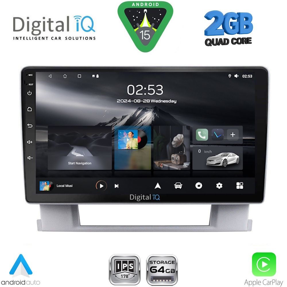 Βλησαρούλης Car Center - DIGITAL IQ RSD 1482_CPA (9inc) MULTIMEDIA TABLET for OPEL ASTRA J mod. 2010-2016
