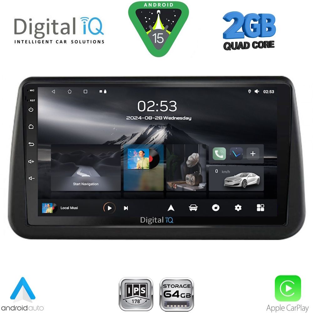 Βλησαρούλης Car Center - DIGITAL IQ RSD 1494_CPA (9inc) MULTIMEDIA TABLET for OPEL MERIVA mod. 2010-2017