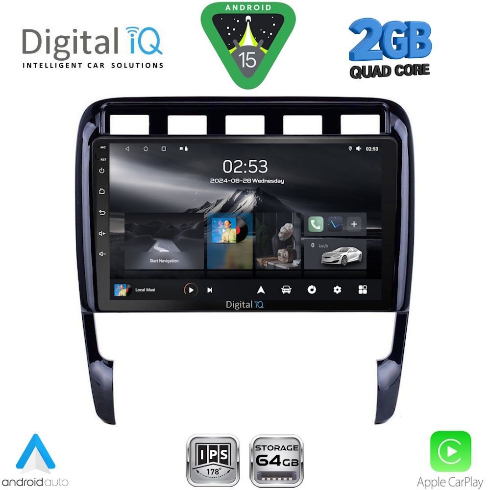 Βλησαρούλης Car Center - DIGITAL IQ RSD 1535_CPA (9inc) MULTIMEDIA TABLET for PORSCHE CAYENNE mod. 2002-2011