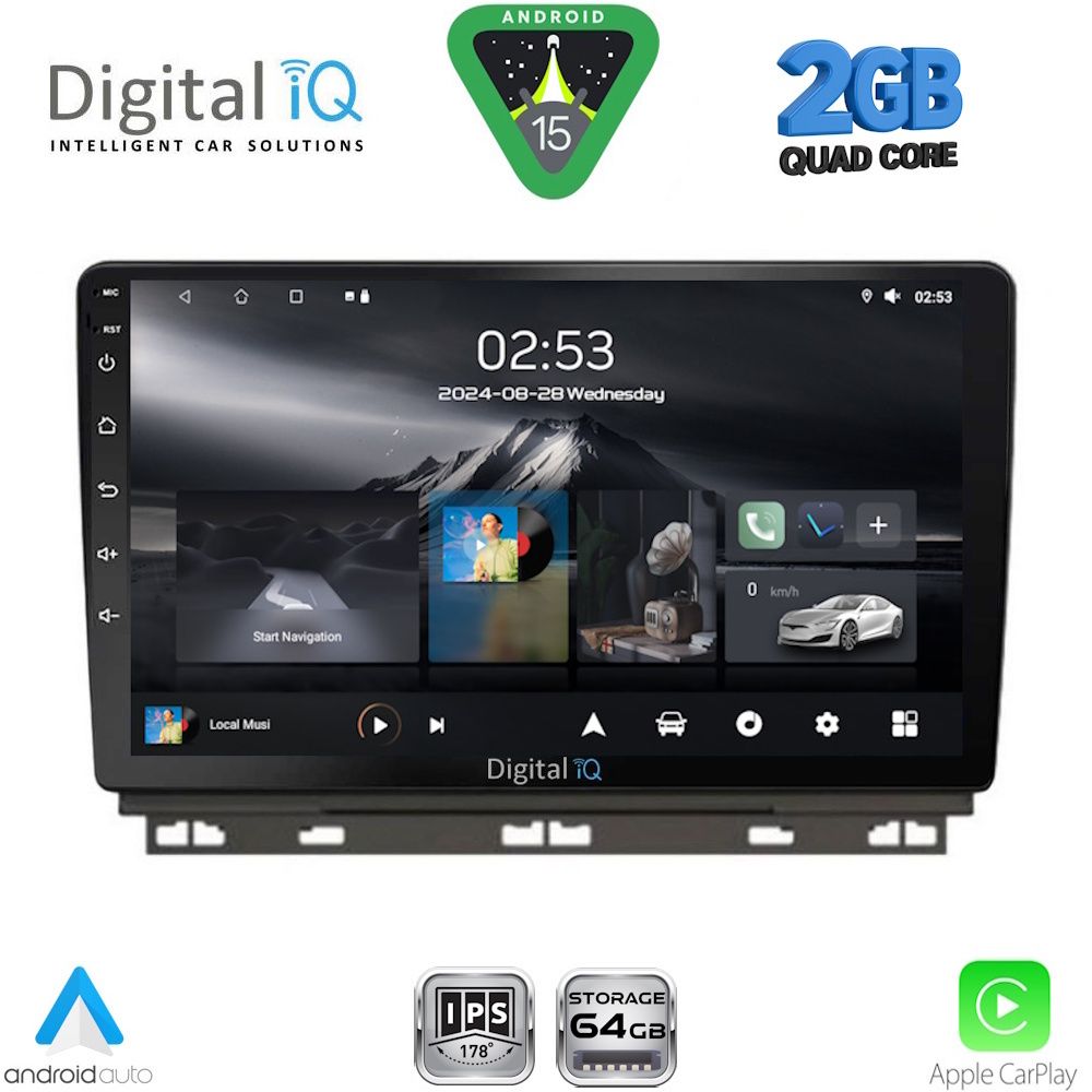 Βλησαρούλης Car Center - DIGITAL IQ RSD 1546_CPA (9inc) MULTIMEDIA TABLET for RENAULT CLIO - CAPTUR mod. 2019-2026