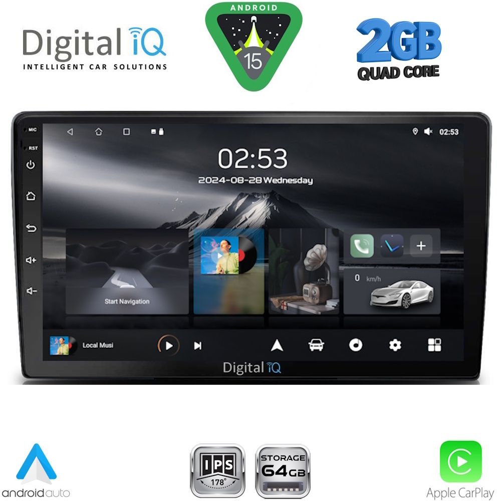 Βλησαρούλης Car Center - DIGITAL IQ RSD 1722_CPA (9inc) MULTIMEDIA TABLET for TOYOTA LANDCRUISER mod. 1998-2003