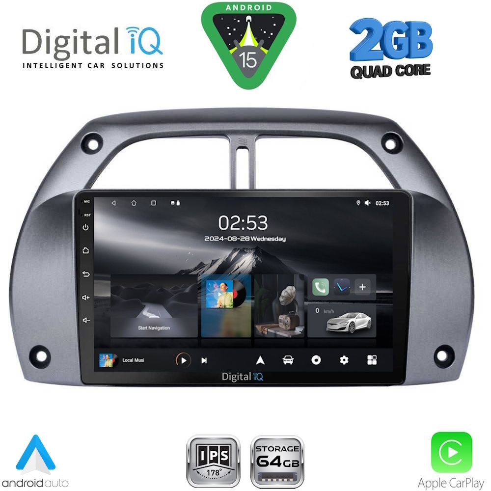 Βλησαρούλης Car Center - DIGITAL IQ RSD 1730_CPA A/C (9inc) MULTIMEDIA TABLET for TOYOTA RAV 4 mod. 2000-2006