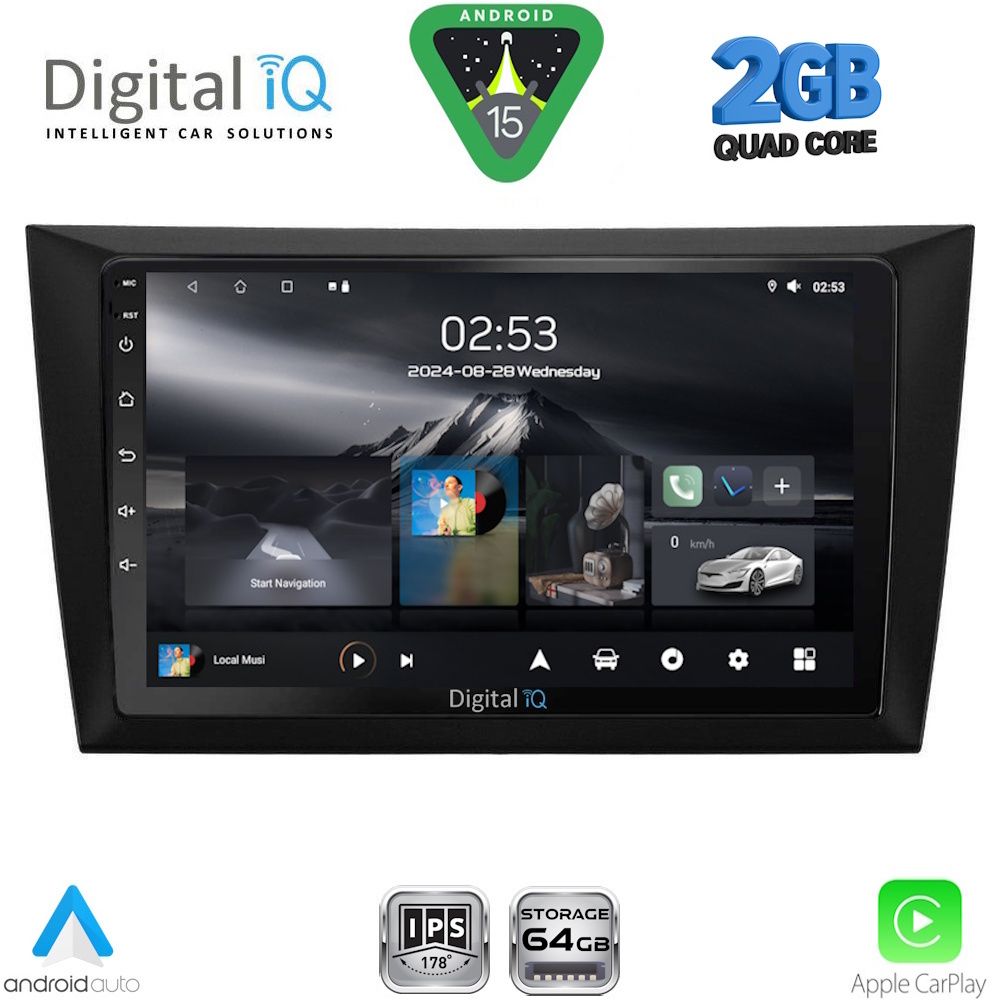 Βλησαρούλης Car Center - DIGITAL IQ RSD 1746_CPA (9inc) MULTIMEDIA TABLET for GOLF 6 mod. 2009-2012