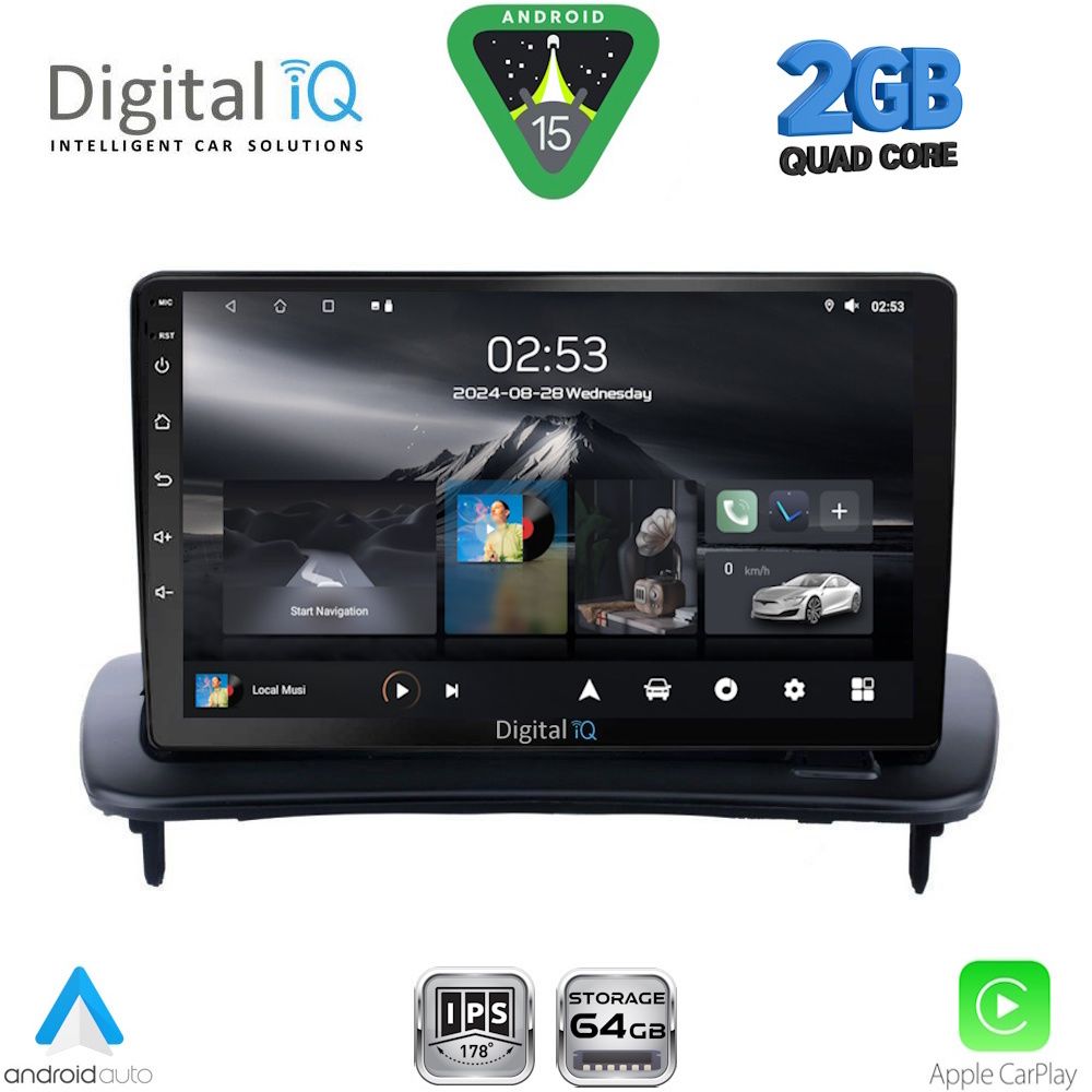 Βλησαρούλης Car Center - DIGITAL IQ RSD 1783_CPA (9inc) MULTIMEDIA TABLET for VOLVO C30 - S40 mod. 2005-2013