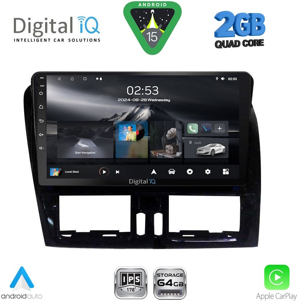 Βλησαρούλης Car Center - DIGITAL IQ RSD 1787_CPA (9inc) MULTIMEDIA TABLET for VOLVO XC60 mod. 2009-2017