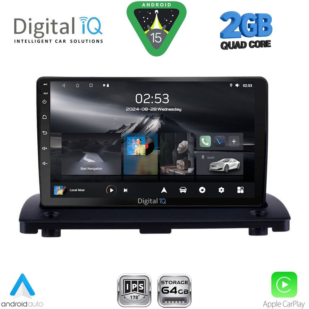 Βλησαρούλης Car Center - DIGITAL IQ RSD 1789_CPA (9inc) MULTIMEDIA TABLET for VOLVO XC90 mod. 2002-2014