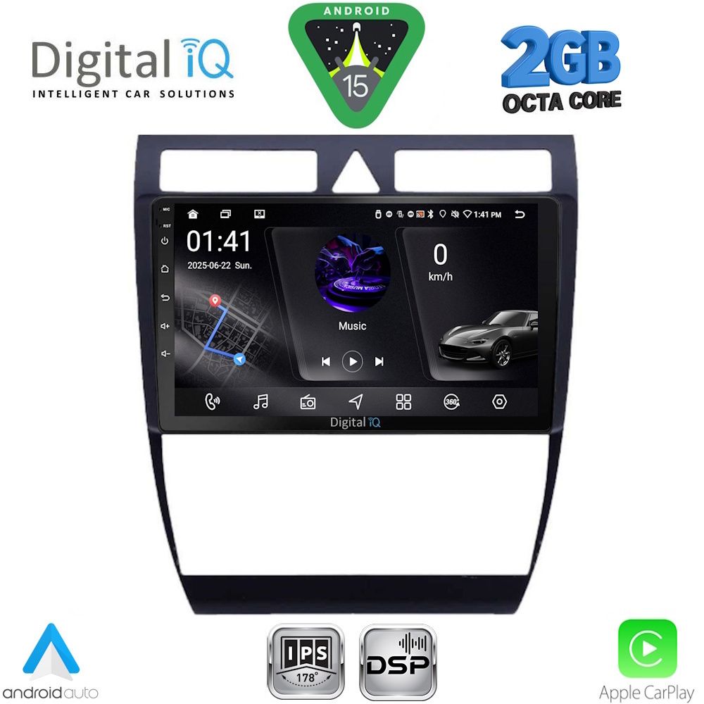 Βλησαρούλης Car Center - DIGITAL IQ RSF 4006_CPA (9inc) MULTIMEDIA TABLET for AUDI A6 mod. 1998-2005