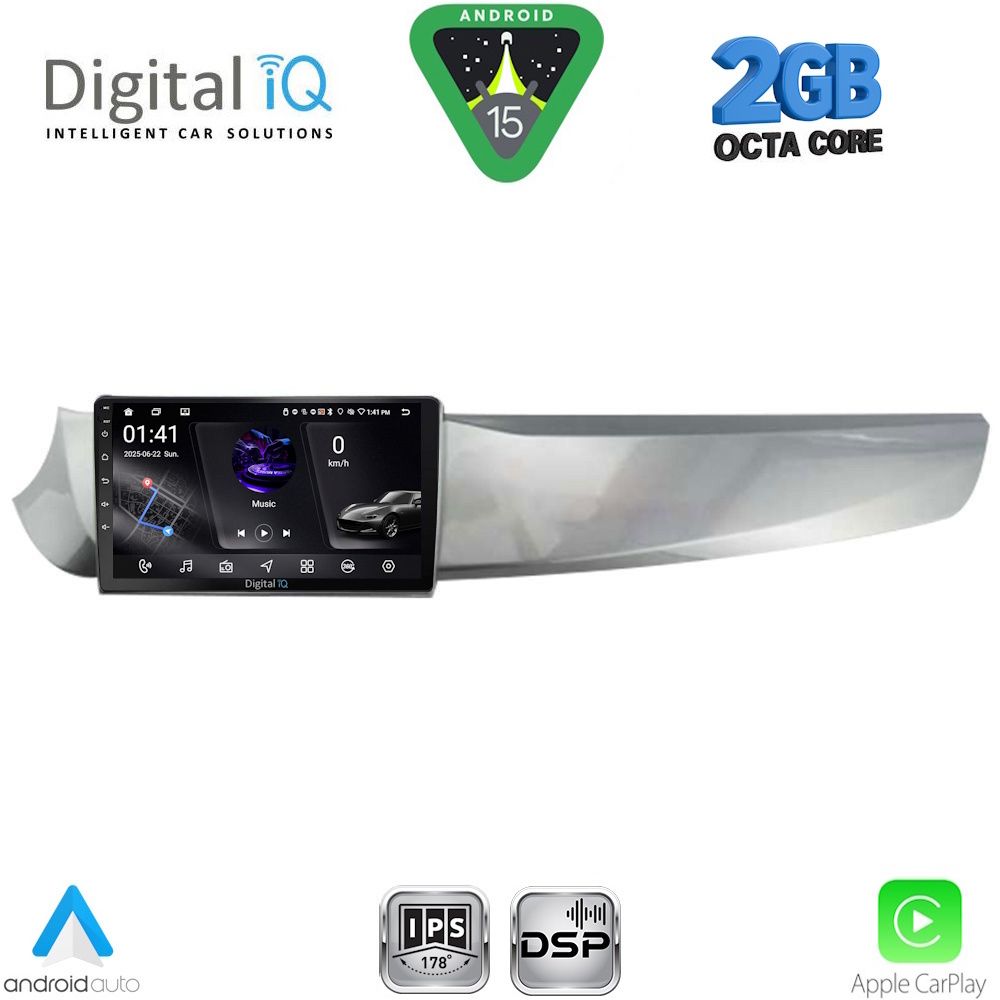 Βλησαρούλης Car Center - DIGITAL IQ RSF 4025_CPA (9inc) MULTIMEDIA TABLET for ALFA ROMEO GIULIETTA mod. 2010-2014