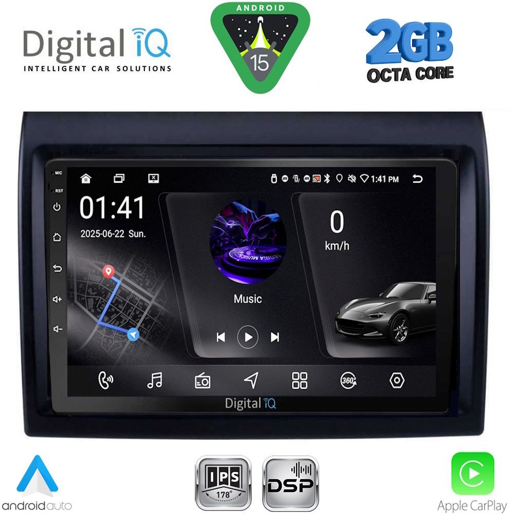 Βλησαρούλης Car Center - DIGITAL IQ RSF 4140_CPA (9inc) MULTIMEDIA TABLET for FIAT DUCATO mod. 2006-2011