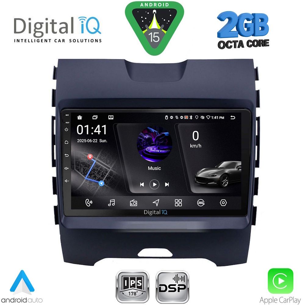 Βλησαρούλης Car Center - DIGITAL IQ RSF 4152_CPA (9inc) MULTIMEDIA TABLET for FORD EDGE  mod. 2015-2023