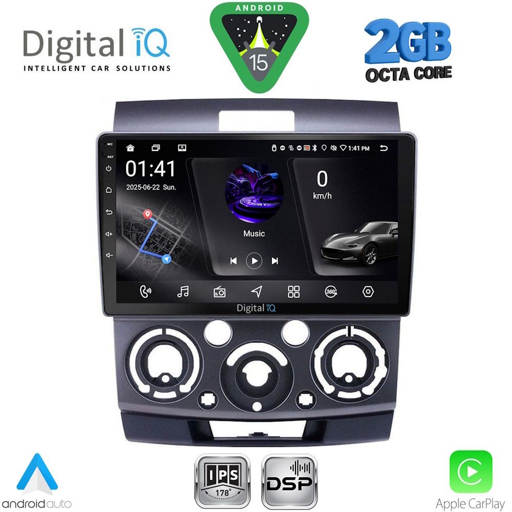 Βλησαρούλης Car Center - DIGITAL IQ RSF 4170_CPA (9inc) MULTIMEDIA TABLET for FORD RANGER | MAZDA BT50 mod. 2006-2011