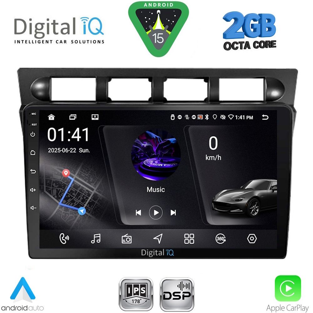Βλησαρούλης Car Center - DIGITAL IQ RSF 4306_CPA (9inc) MULTIMEDIA TABLET for KIA PICANTO mod. 2004-2008