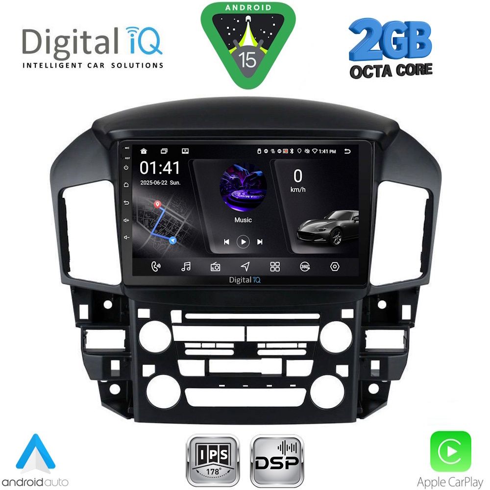 Βλησαρούλης Car Center - DIGITAL IQ RSF 4344_CPA (9inc) MULTIMEDIA TABLET for LEXUS RX 300 mod. 1998-2003