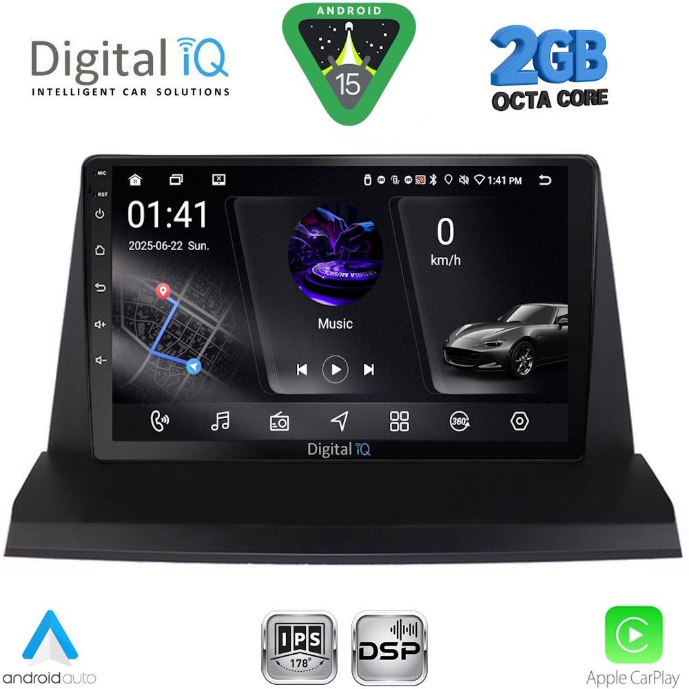 Βλησαρούλης Car Center - DIGITAL IQ RSF 4350_CPA (9inc) MULTIMEDIA TABLET for LEXUS NX 200 mod. 2014-2022