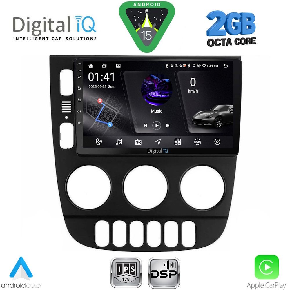 Βλησαρούλης Car Center - DIGITAL IQ RSF 4413_CPA (9inc) MULTIMEDIA TABLET for MERCEDES ML (W163) mod. 2002-2005