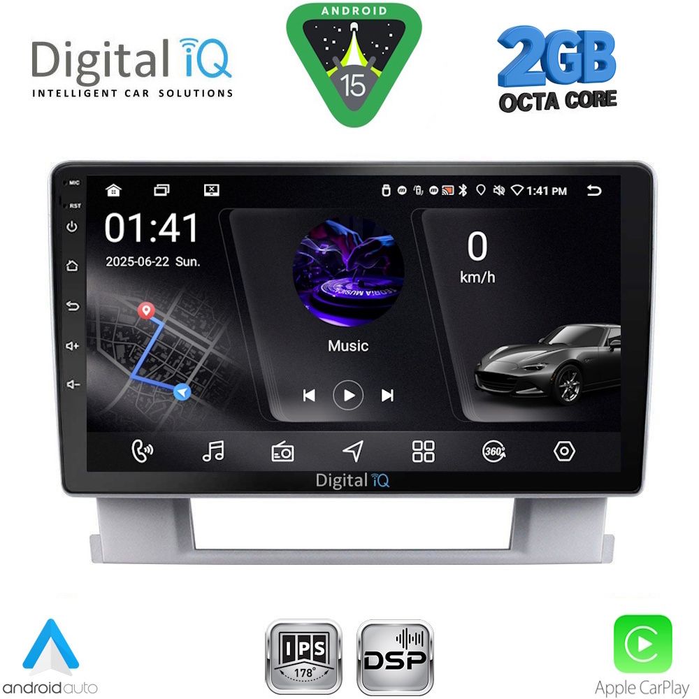 Βλησαρούλης Car Center - DIGITAL IQ RSF 4482_CPA (9inc) MULTIMEDIA TABLET for OPEL ASTRA J mod.2010-2016