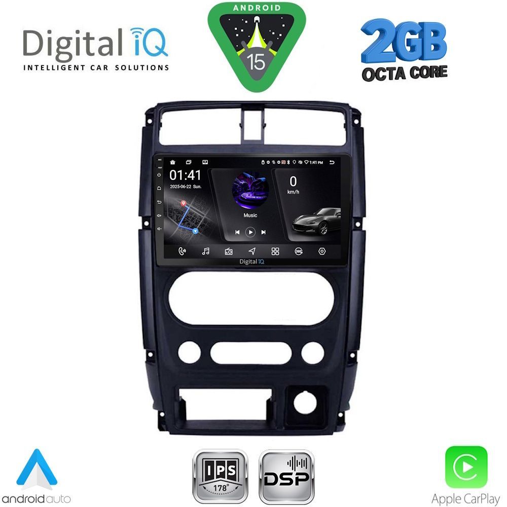 Βλησαρούλης Car Center - DIGITAL IQ RSF 4678_CPA (9inc) MULTIMEDIA TABLET for SUZUKI JIMNY mod. 2007-2017