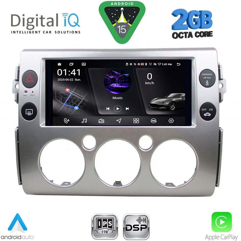 Βλησαρούλης Car Center - DIGITAL IQ RSF 4717_CPA (9inc) MULTIMEDIA TABLET for TOYOTA FJ CRUISER mod. 2007-2013