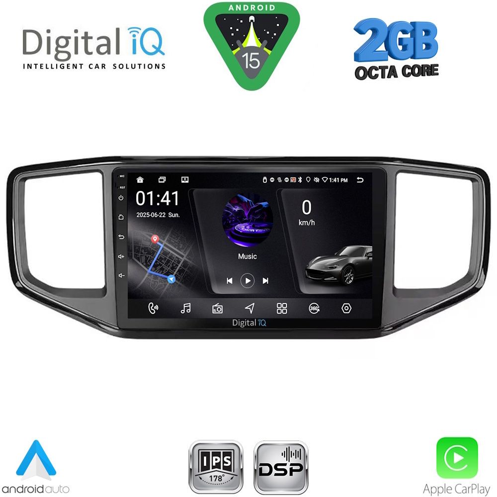 Βλησαρούλης Car Center - DIGITAL IQ RSF 4754_CPA (9inc) MULTIMEDIA TABLET for VW AMAROK mod. 2017-2022