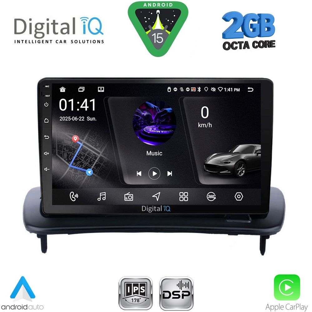 Βλησαρούλης Car Center - DIGITAL IQ RSF 4783_CPA (9inc) MULTIMEDIA TABLET for VOLVO C30 - S40 mod. 2005-2013
