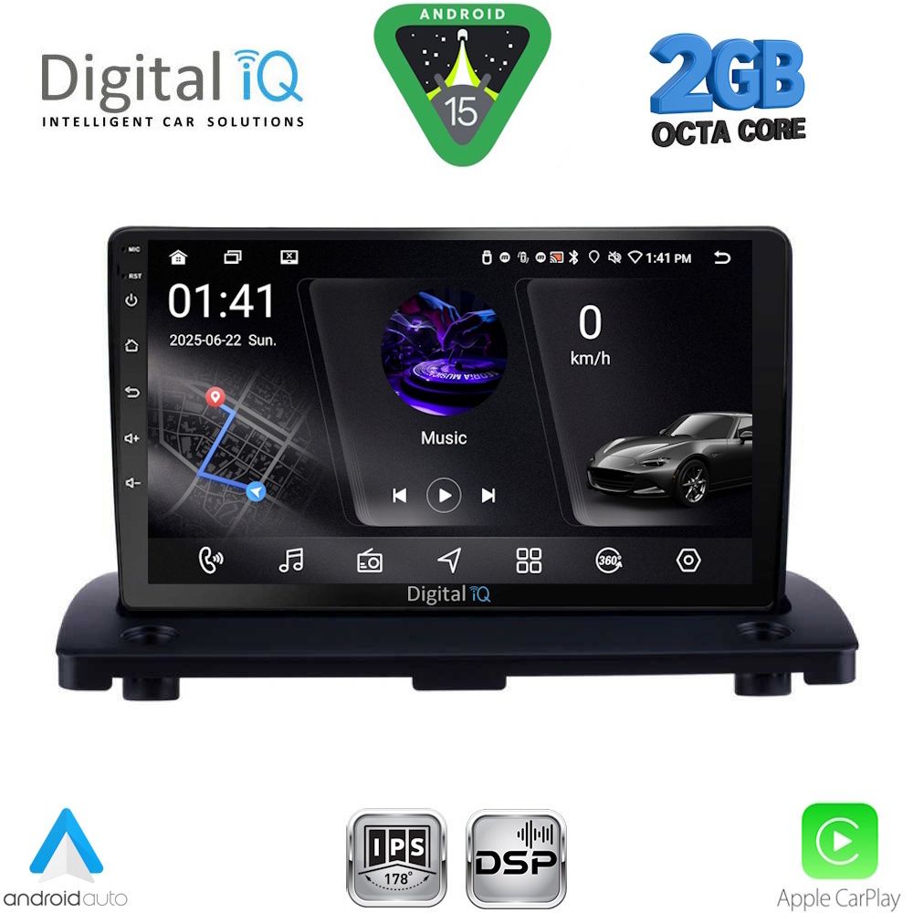 Βλησαρούλης Car Center - DIGITAL IQ RSF 4789_CPA (9inc) MULTIMEDIA TABLET for VOLVO XC90 mod. 2002-2014