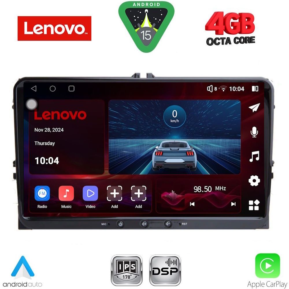 Βλησαρούλης Car Center - LENOVO SSV 989_CPA (9'' DECK) MULTIMEDIA TABLET for VW GROUP mod. 2004-2016