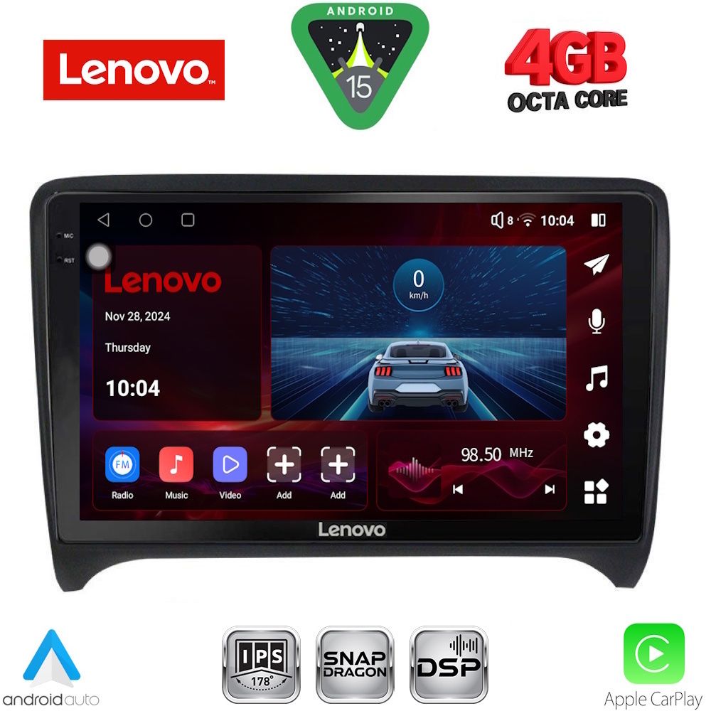 Βλησαρούλης Car Center - LENOVO SSV 9009_CPA (9inc) MULTIMEDIA TABLET for AUDI TT  mod. 2007-2015