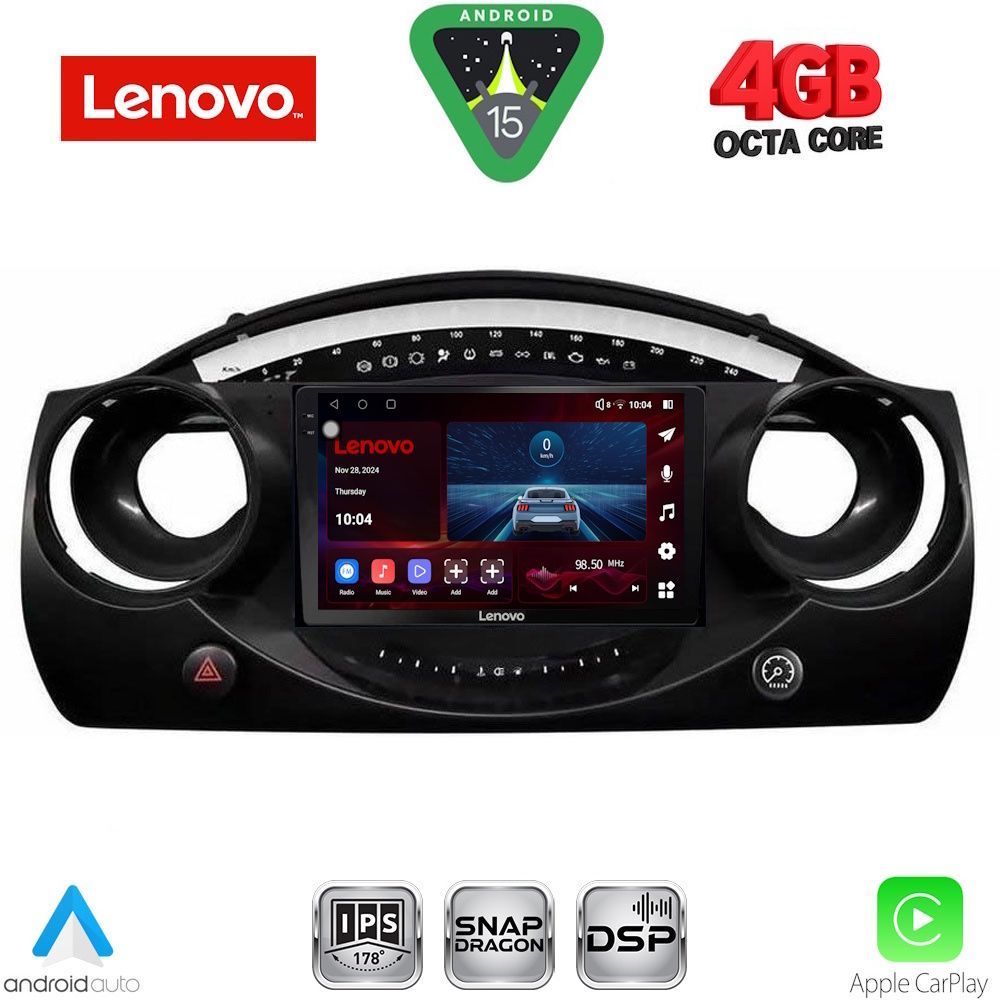 Βλησαρούλης Car Center - LENOVO SSV 9063_CPA (9inc) MULTIMEDIA TABLET for MINI COOPER (R50-R52-R53) mod. 2000-2006