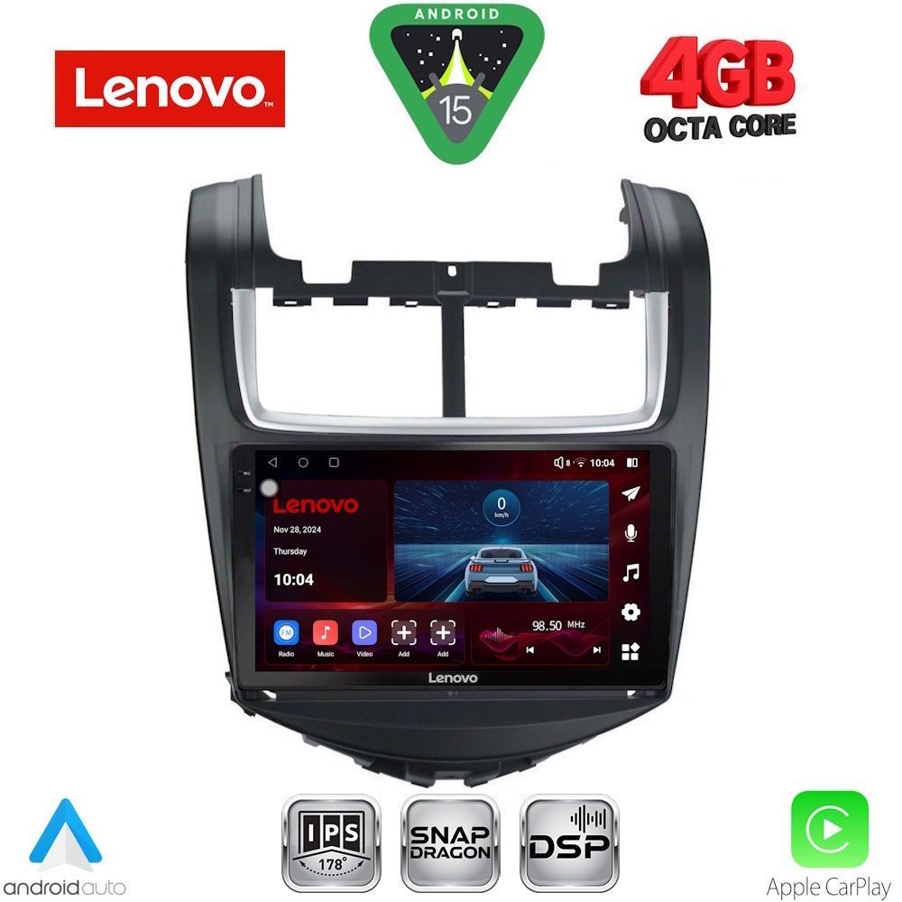 Βλησαρούλης Car Center - LENOVO SSV 9075_CPA (9inc) MULTIMEDIA TABLET for CHEVROLET AVEO mod. 2014-2017