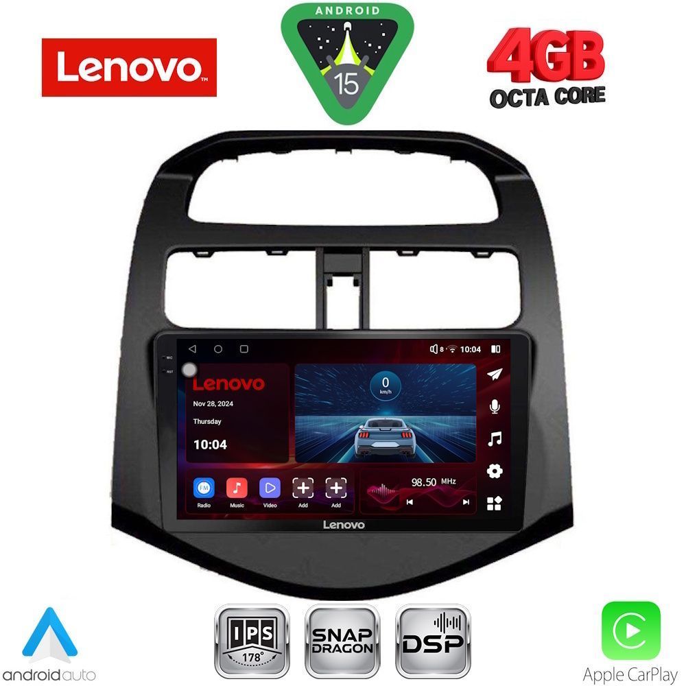 Βλησαρούλης Car Center - LENOVO SSV 9078_CPA (9inc) MULTIMEDIA TABLET for CHEVROLET SPARK mod. 2009-2015
