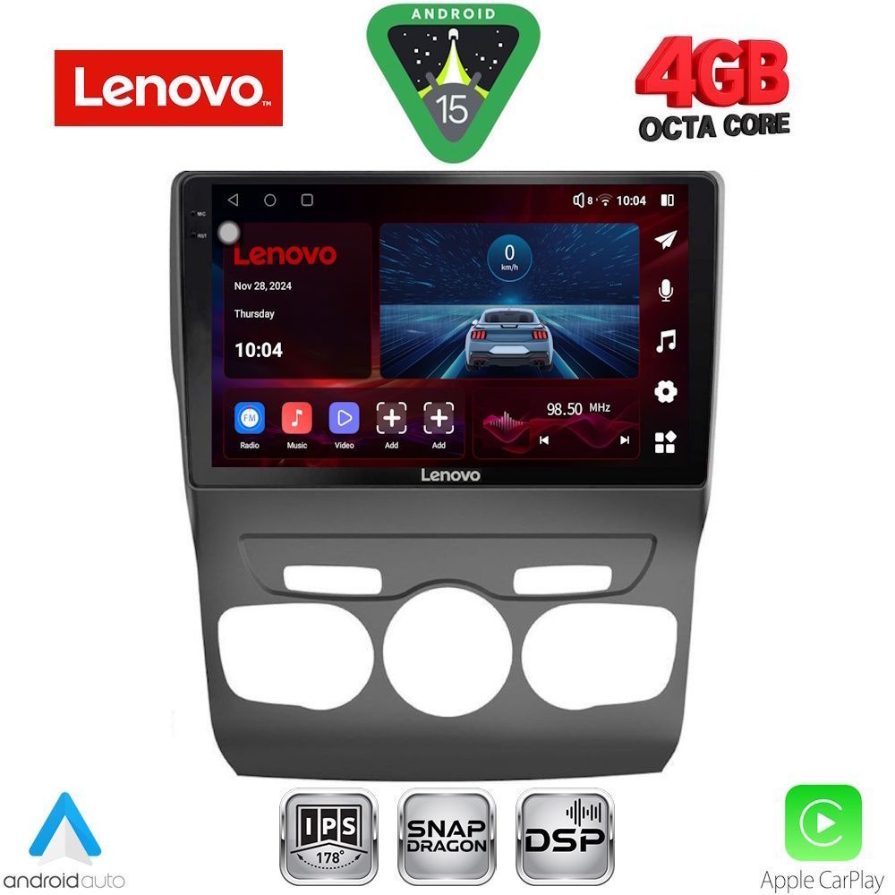 Βλησαρούλης Car Center - LENOVO SSV 9085_CPA (10inc) MULTIMEDIA TABLET for CITROEN C4 -DS4 mod. 2011-2018