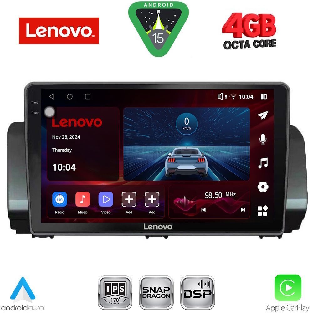 Βλησαρούλης Car Center - LENOVO SSV 9109_CPA (9inc) MULTIMEDIA TABLET for DACIA LOGAN - SANDERO - JOGGER mod. 2020>