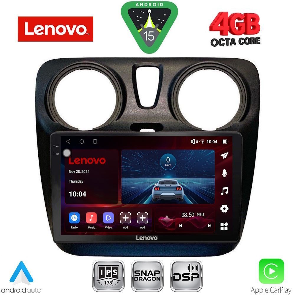 Βλησαρούλης Car Center - LENOVO SSV 9112_CPA (9inc) MULTIMEDIA TABLET for DACIA DOKKER 2012>