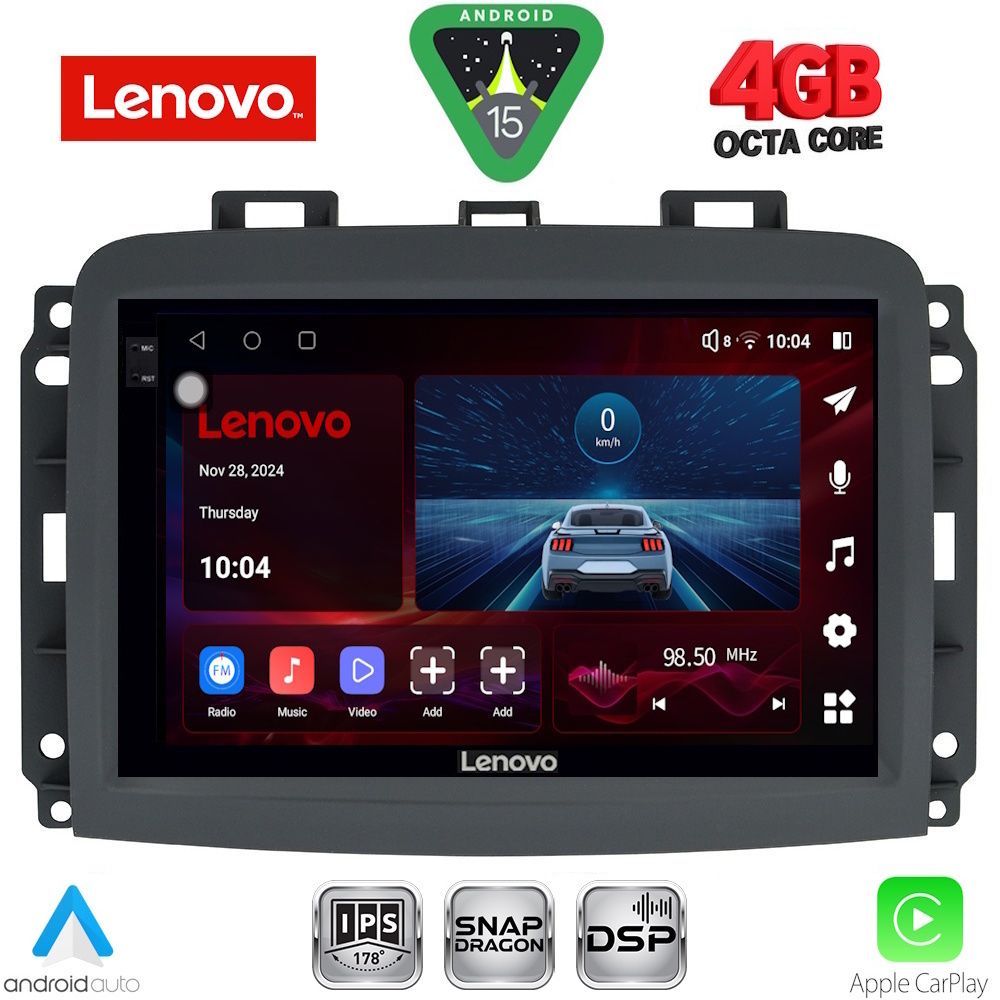 Βλησαρούλης Car Center - LENOVO SSV 9132_CPA (10inc) MULTIMEDIA TABLET for FIAT 500L mod. 2012>