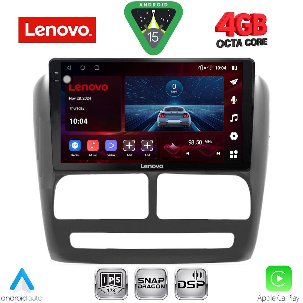Βλησαρούλης Car Center - LENOVO SSV 9137_CPA (9inc) MULTIMEDIA TABLET for FIAT DOBLO mod. 2010-2015