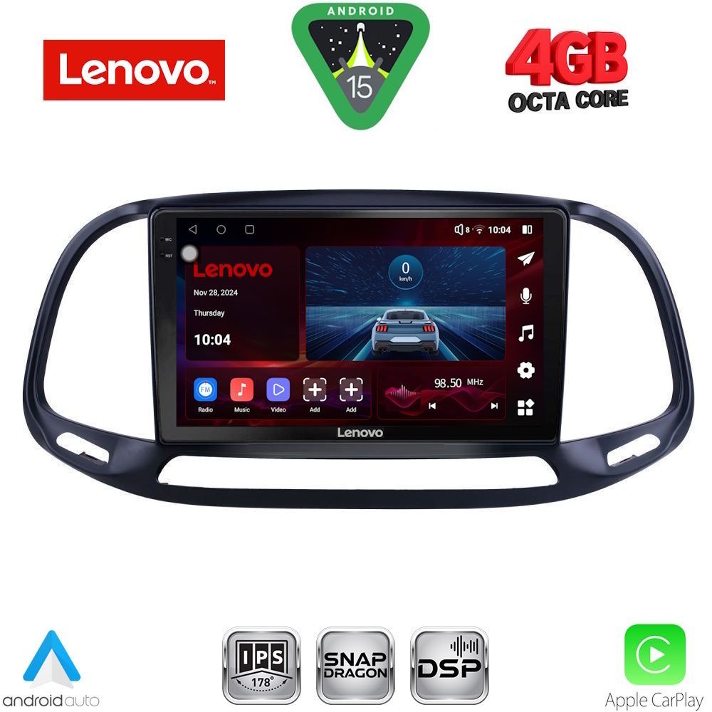 Βλησαρούλης Car Center - LENOVO SSV 9138_CPA (9inc) MULTIMEDIA TABLET for FIAT DOBLO – OPEL COMBO mod. 2015-2018