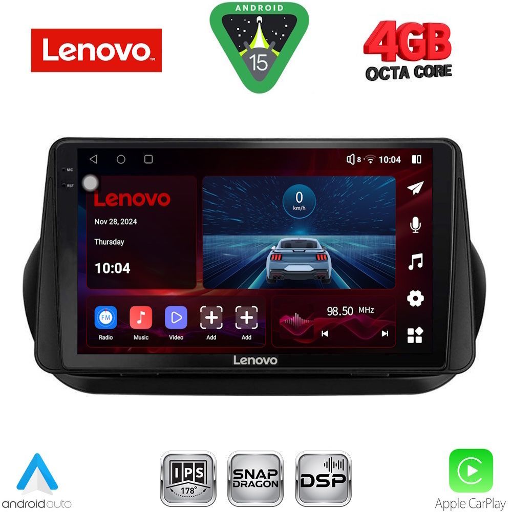 Βλησαρούλης Car Center - LENOVO SSV 9142_CPA (9inc) MULTIMEDIA TABLET for CITROEN – FIAT – PEUGEOT mod. 2008-2018