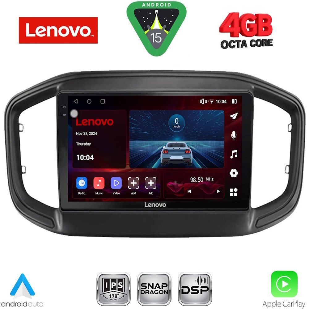Βλησαρούλης Car Center - LENOVO SSV 9147_CPA (9inc) MULTIMEDIA TABLET for FIAT STRADA mod. 2020>