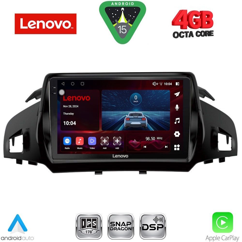 Βλησαρούλης Car Center - LENOVO SSV 9160_CPA (9inc) MULTIMEDIA TABLET for FORD KUGA mod. 2013-2019 – CMAX mod. 2011>