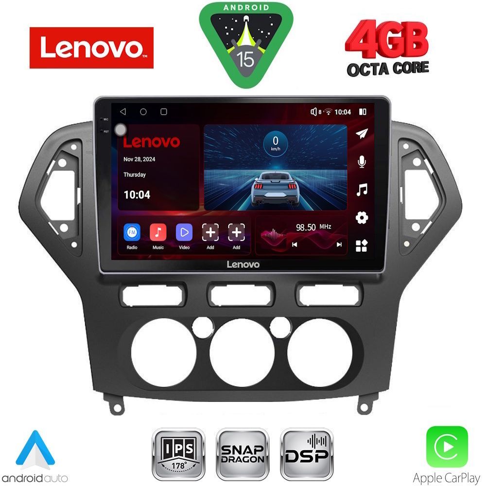 Βλησαρούλης Car Center - LENOVO SSV 9162_CPA A/C (10inc) MULTIMEDIA TABLET for FORD MONDEO mod. 2007-2011