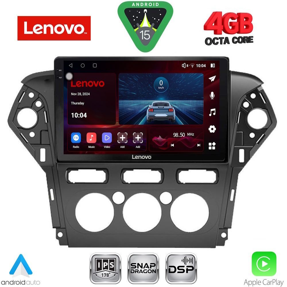 Βλησαρούλης Car Center - LENOVO SSV 9163_CPA A/C (10inc) MULTIMEDIA TABLET for FORD MONDEO mod. 2011-2013