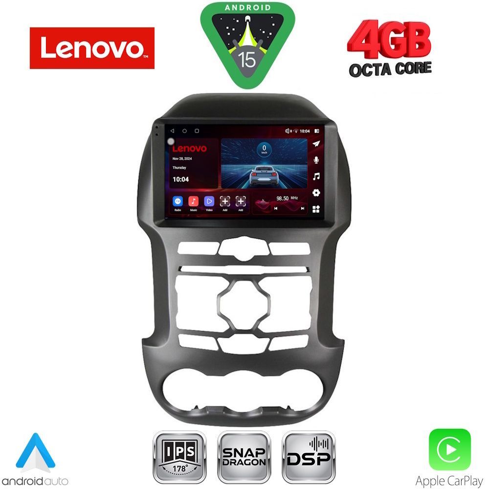 Βλησαρούλης Car Center - LENOVO SSV 9171S_CPA (9inc) MULTIMEDIA TABLET for FORD RANGER mod. 2011-2015