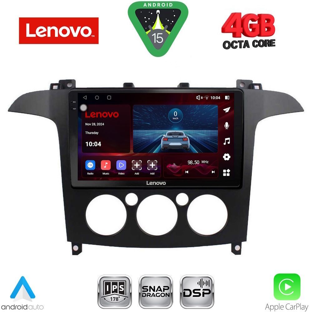 Βλησαρούλης Car Center - LENOVO SSV 9175_CPA A/C (9inc) MULTIMEDIA TABLET for FORD SMAX mod. 2006-2014