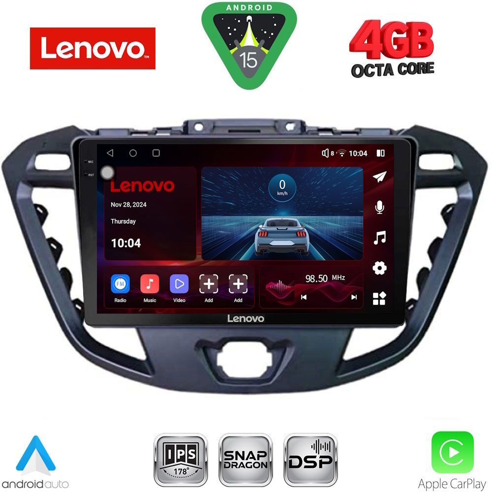 Βλησαρούλης Car Center - LENOVO SSV 9177_CPA (9inc) MULTIMEDIA TABLET for FORD TRANSIT CUSTOM | TOURNEO CUSTOM mod. 2013-2019