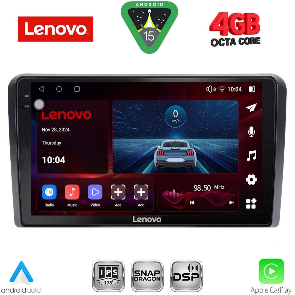 Βλησαρούλης Car Center - LENOVO SSV 9180_CPA (9inc) MULTIMEDIA TABLET for FORD TOURNEO – COURIER mod. 2014>